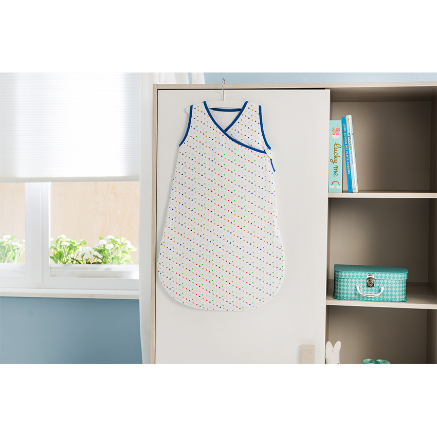 Saquito de punto sin mangas con estampado all-over 