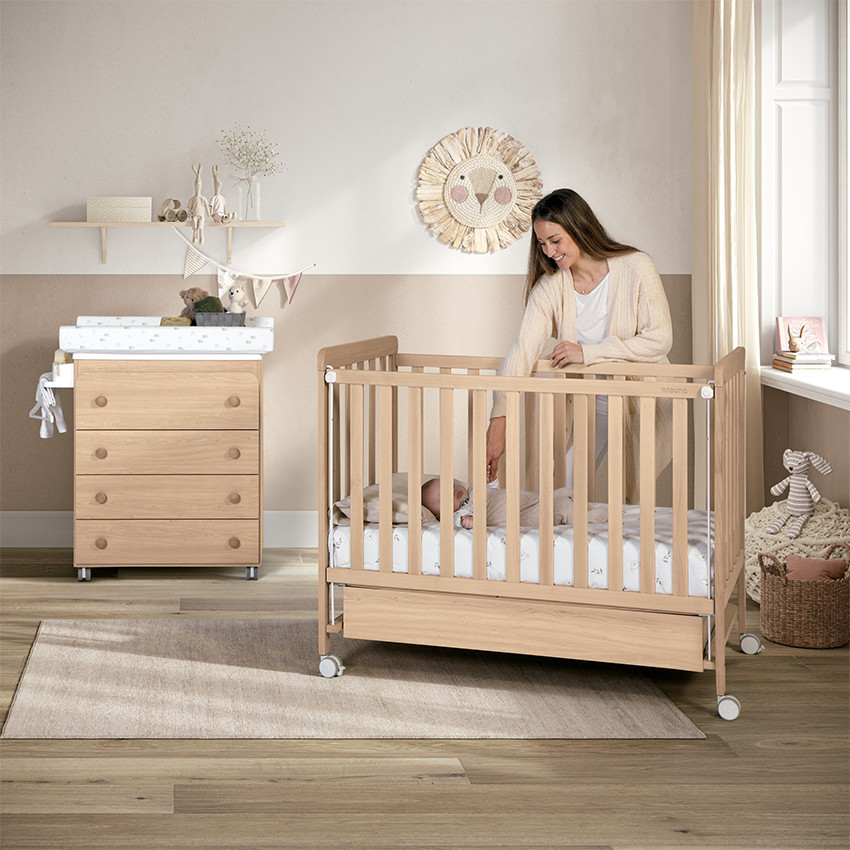 Cuna Nordika 120x60 cera natural 