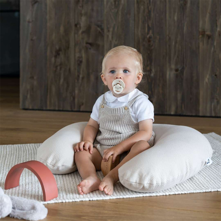 Cojín lactancia y maternidad 150 cm Softy - Tetra Jersey Sand 