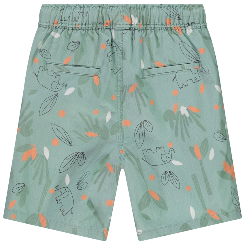 Bermudas estampadas con elefantes para bebé niño 