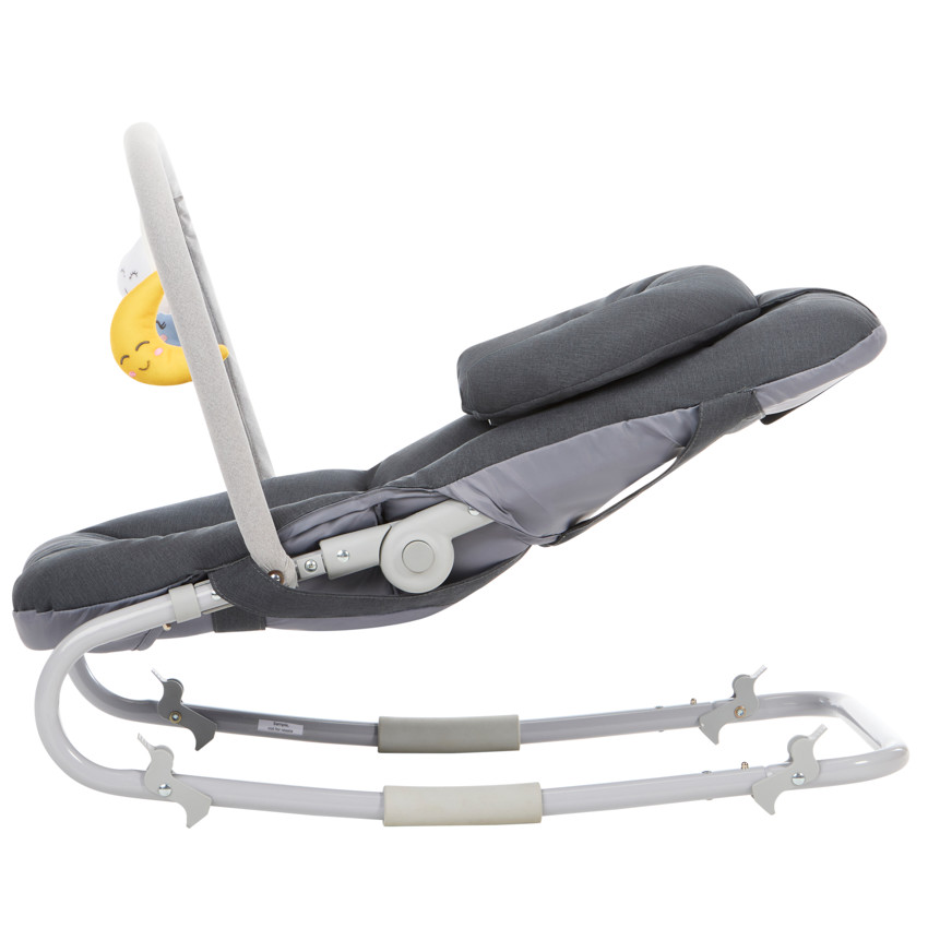 Transat plegable con arco Comfy gris 