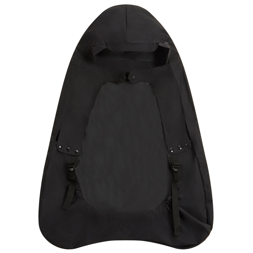 Protección de lluvia universal para portabebés negro 