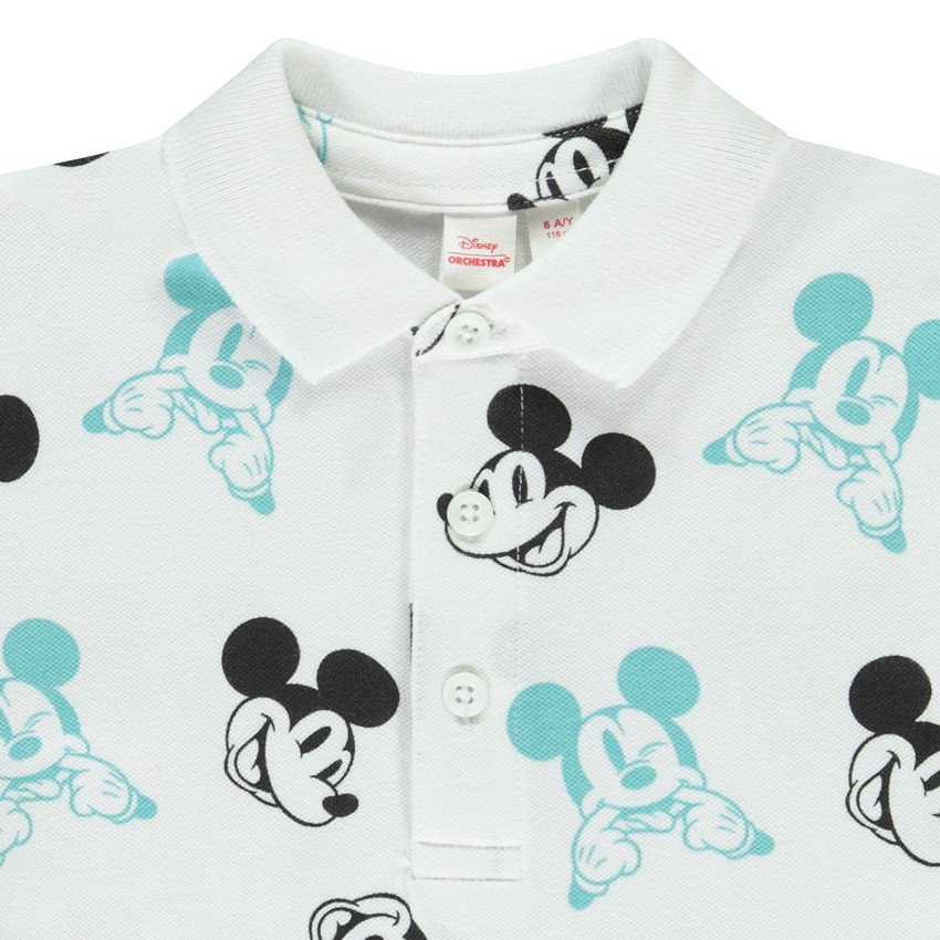 Polo de manga corta con diseño de Mickey Disney para niño 