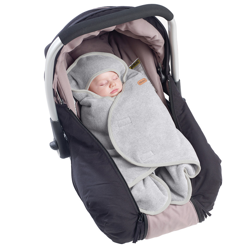 Chancelière Babynomade pour siège auto 0-6M Gris/Blanc 