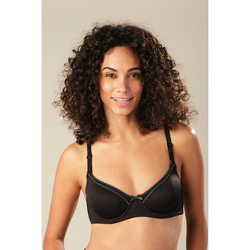 Sujetador de embarazo y lactancia liso con nudo 