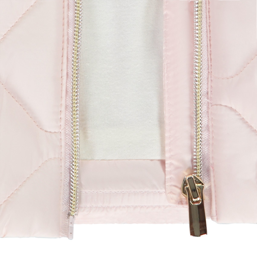 Doudoune sin mangas acolchada con capucha para niña 