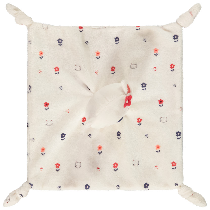 Manta de terciopelo con forma de gato para bebé niña 