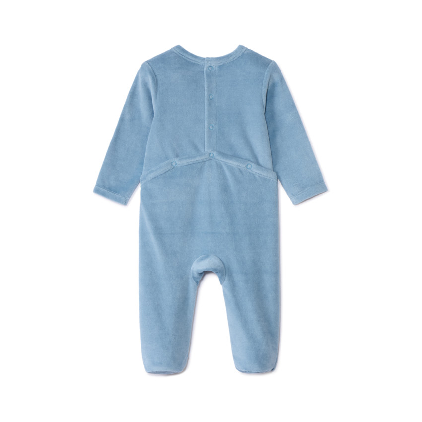 Pelele de terciopelo estampado para bebé niño 