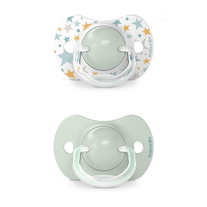 Lote de 2 chupetes de silicona SX Pro 6-18 meses Dreams blue 