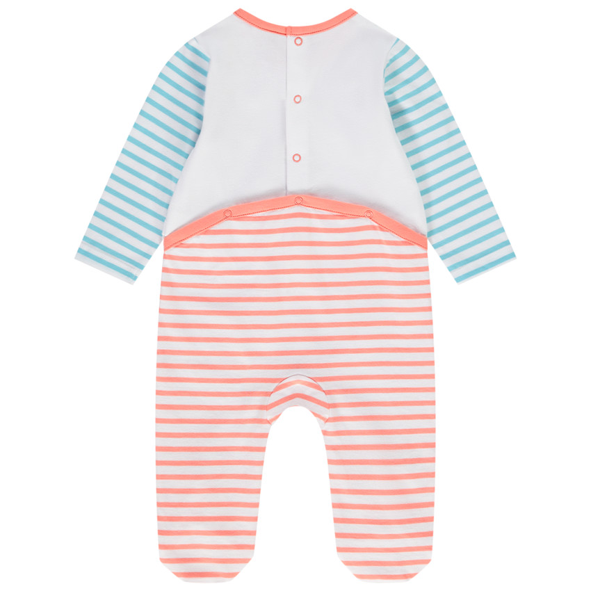 Pelele de punto de jersey a rayas con estampado de morsa para bebé niño  Additional Pelele de punto de jersey a rayas con estampado de morsa para bebé niño