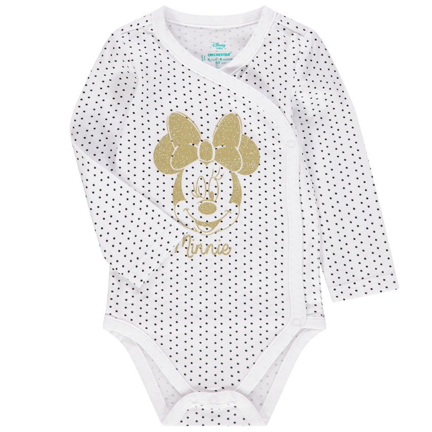 lote de 3 bodies mangas largas print Minnie Disney 