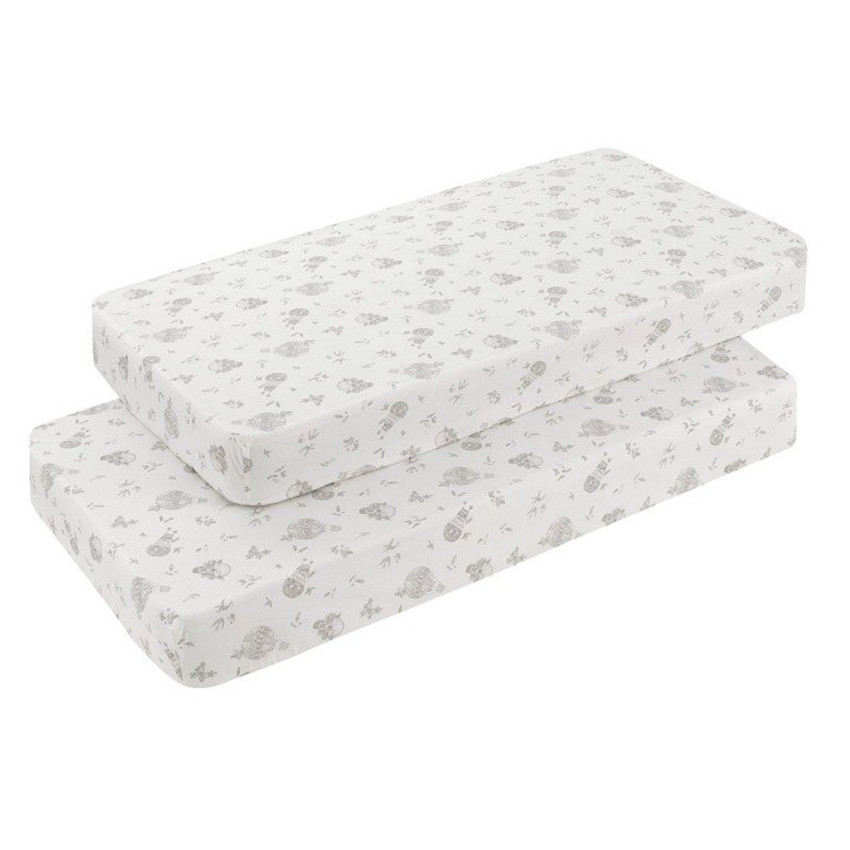 Sábana bajera cuna 60x120 cm Pack 2 uds. Globe crudo 