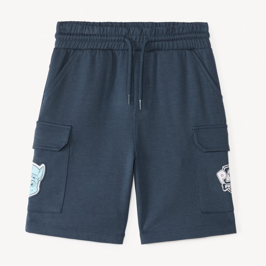 Pantalones cortos de malla estilo cargo con insignia de Chase de la Patrulla Canina para niño 