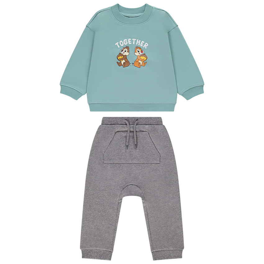 Conjunto 2 piezas de felpa Tic & Tac Disney para bebé niño 