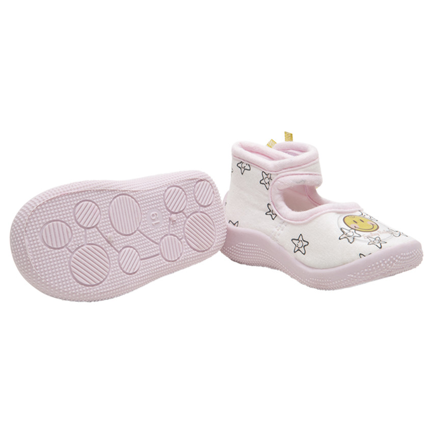 Zapatillas tipo merceditas con parche Smiley Baby y estrellas  Additional Zapatillas tipo merceditas con parche Smiley Baby y estrellas