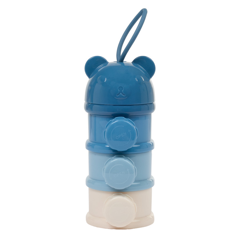 Caja dosificadora para leche en polvo Miamix - Azul 