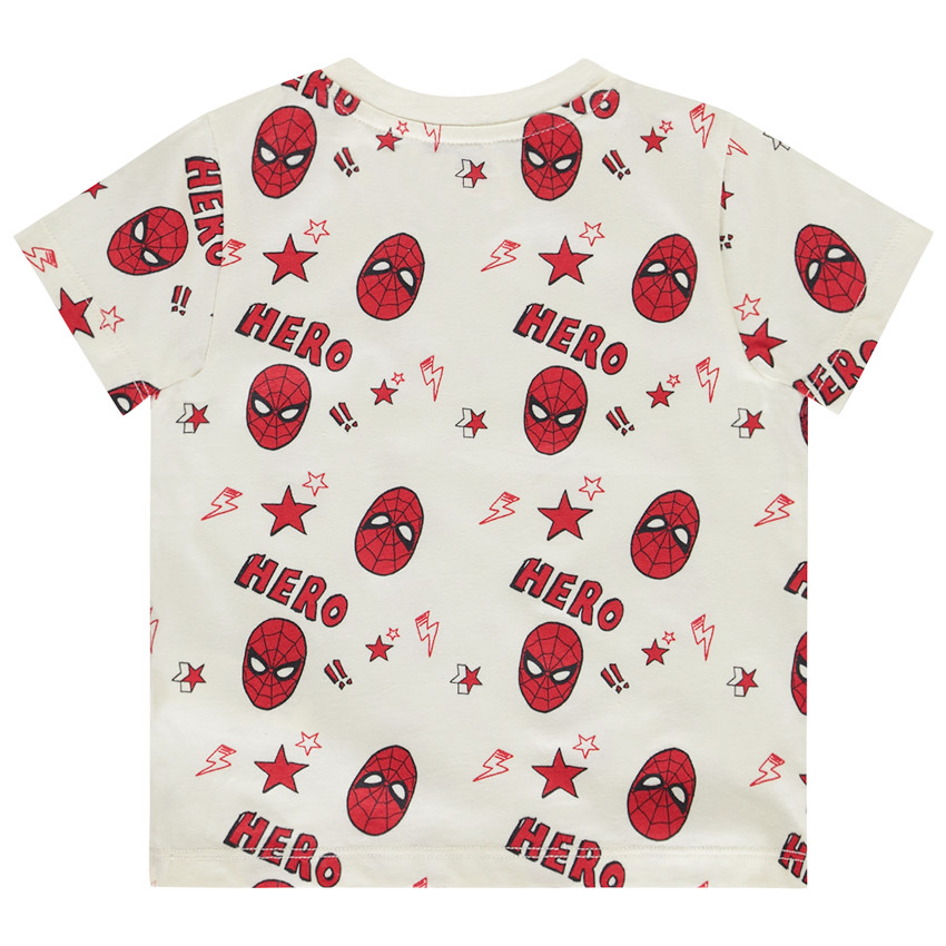 Camiseta manga corta estampada Spider-Man Marvel para bebé niño 