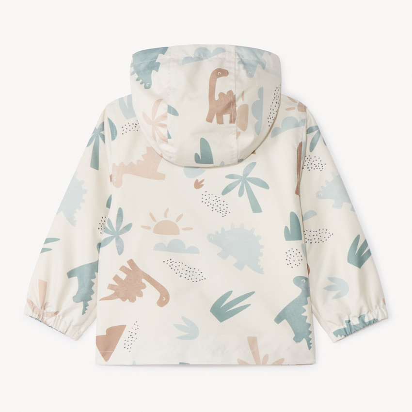 Cortavientos de ripstop con estampado de dinosaurios para bebé niño 