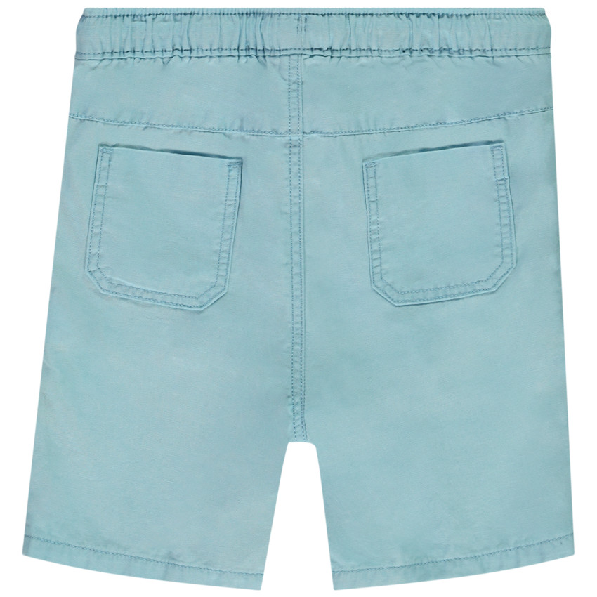 Bermudas lisas de tela para bebé niño 
