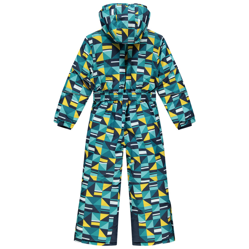 Mono de esquí estampado con forro micropolar 