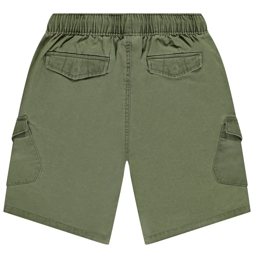 Bermudas cargo en sarga para niño 