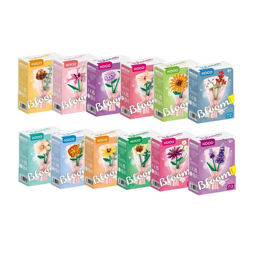 Juego de construcción Bouquet Flower +6 años (modelo aleatorio) 