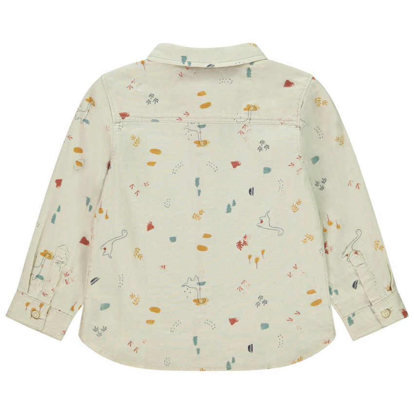 Camisa de manga larga con estampado de dinosaurios para bebé niño 