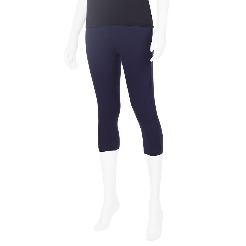 Leggings de embarazo cortos con banda alta 