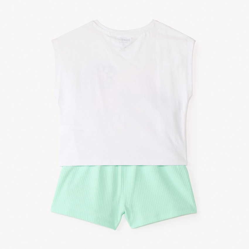 Conjunto de 2 piezas camiseta + short Bilie Boo para niña 