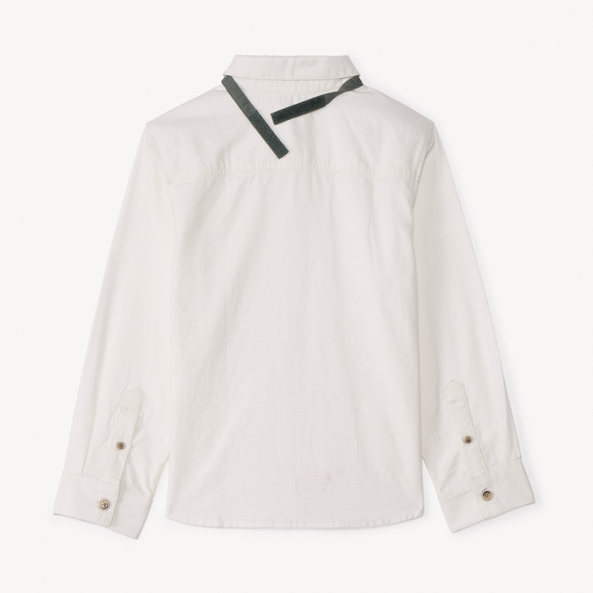 Camisa de manga larga con pajarita para niño 