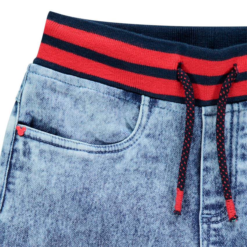 Bermuda en jean à broderies Mickey Disney  Additional Bermuda en jean à broderies Mickey Disney