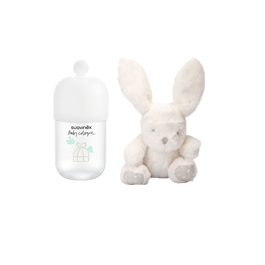 Pack de colonia sin alcohol Baby Cologne 100 ml + 50 ml y peluche  Additional Pack de colonia sin alcohol Baby Cologne 100 ml + 50 ml y peluche