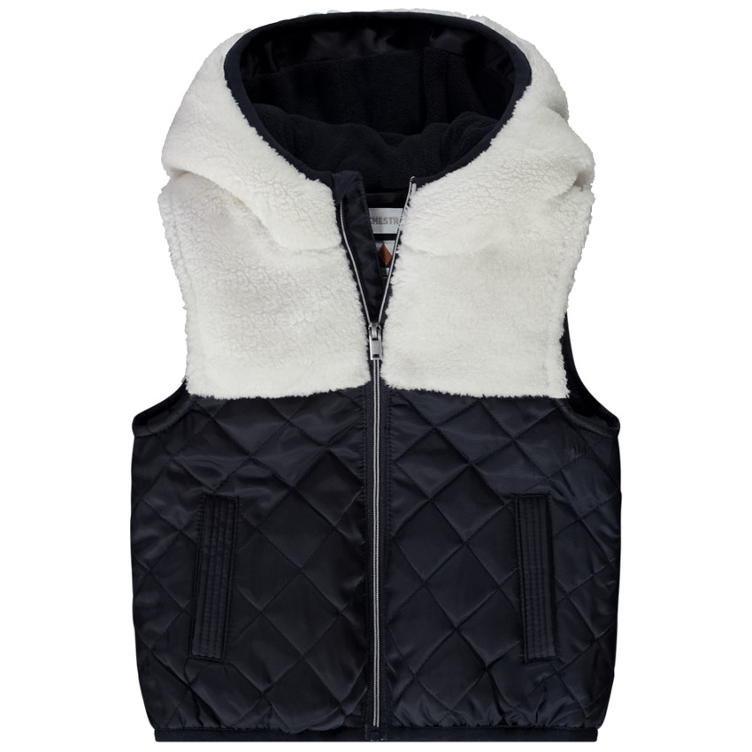 Chaleco combinación materiales 