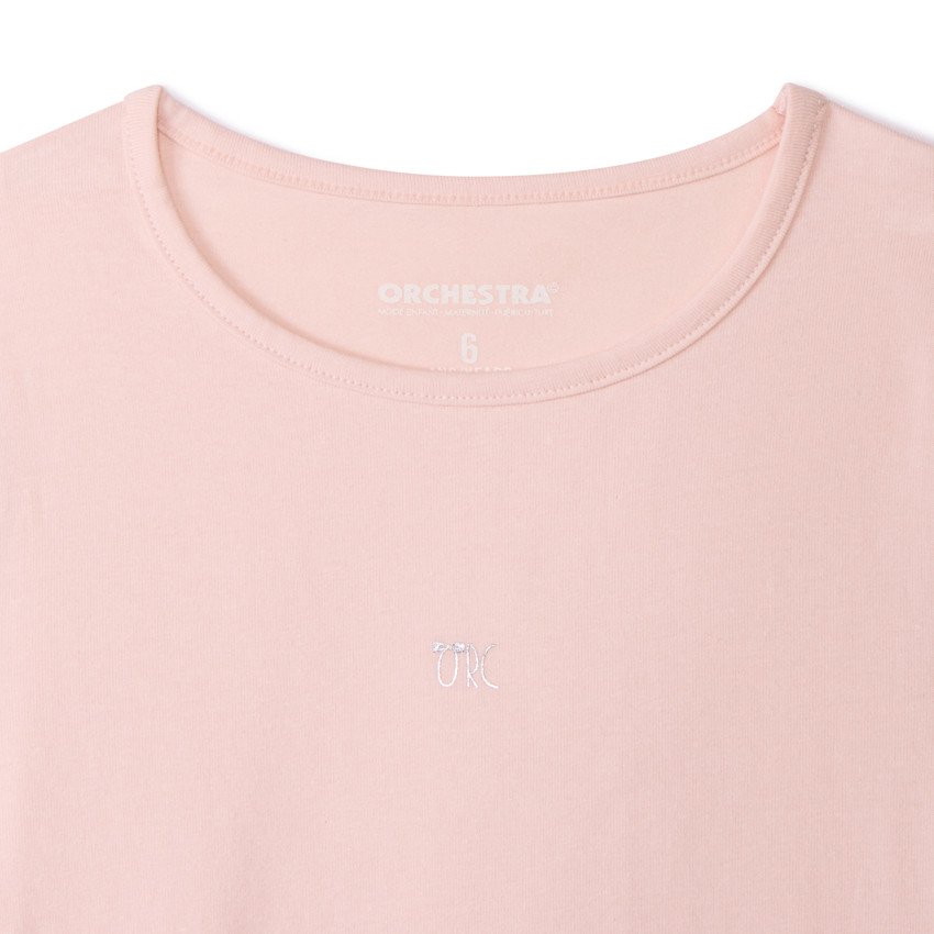 Pack de 3 camisetas interiores de manga corta para niña. 