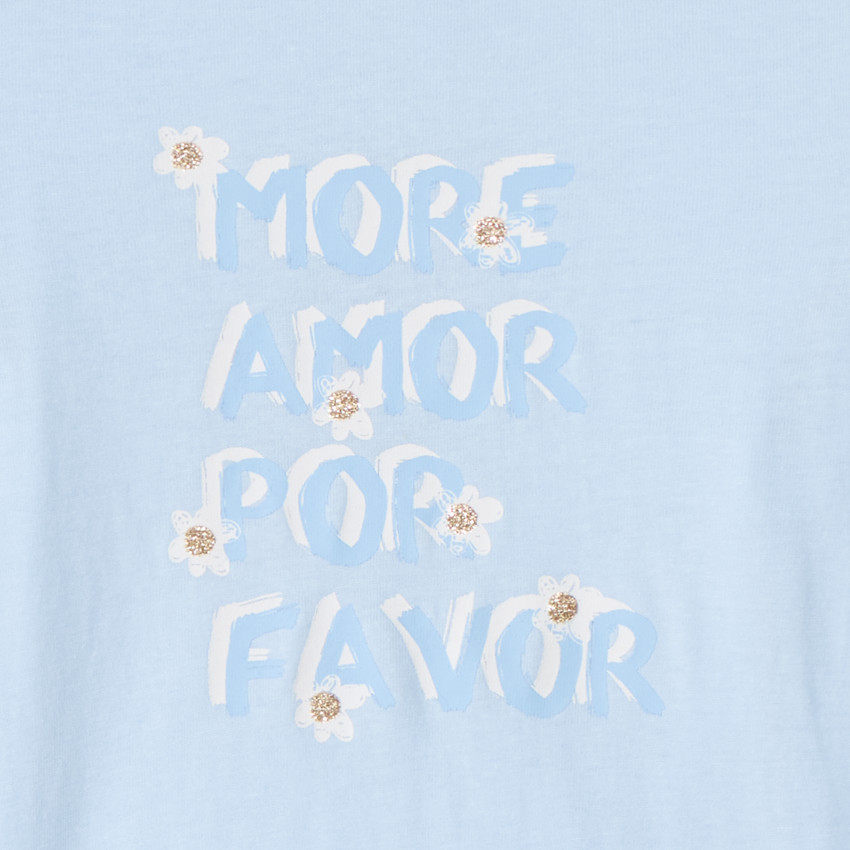 Camiseta de manga larga estampada para bebé niña 