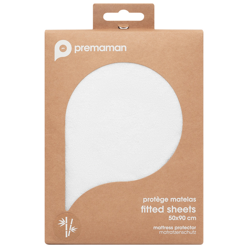 Protector de colchón de rizo 50x90 cm para cuna de colecho 