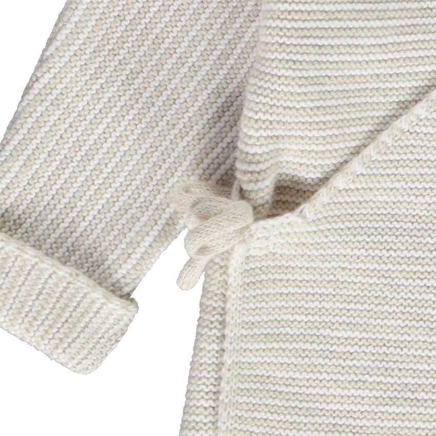 Chaqueta de punto efecto cruzado para bebé  Additional Chaqueta de punto efecto cruzado para bebé