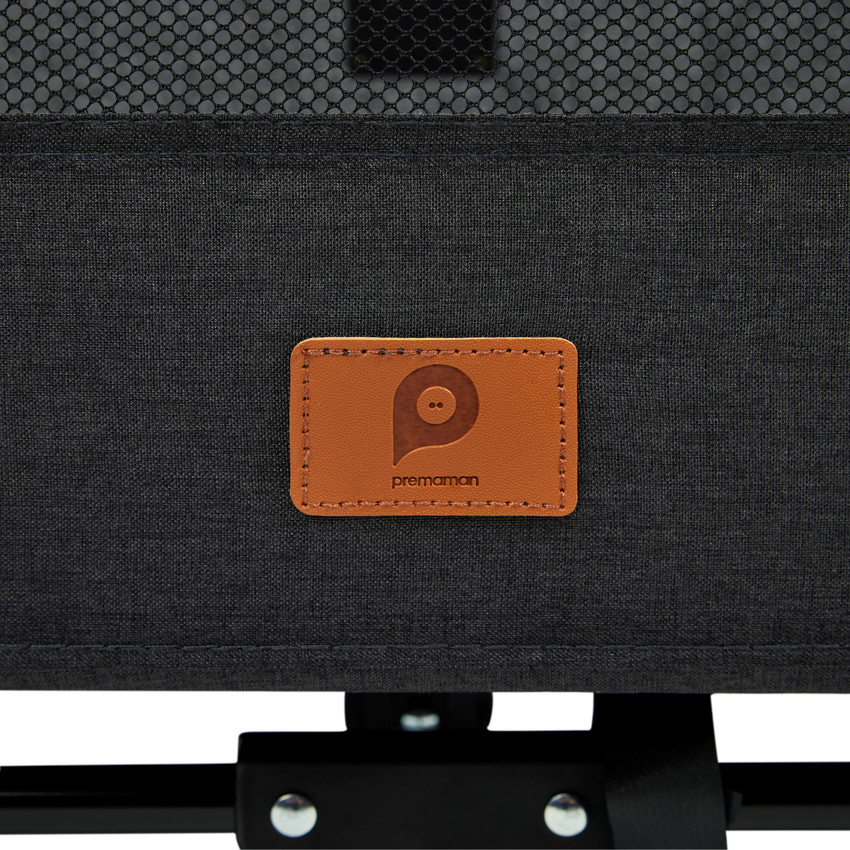 Cuna de viaje con accesorios Top All In negro 