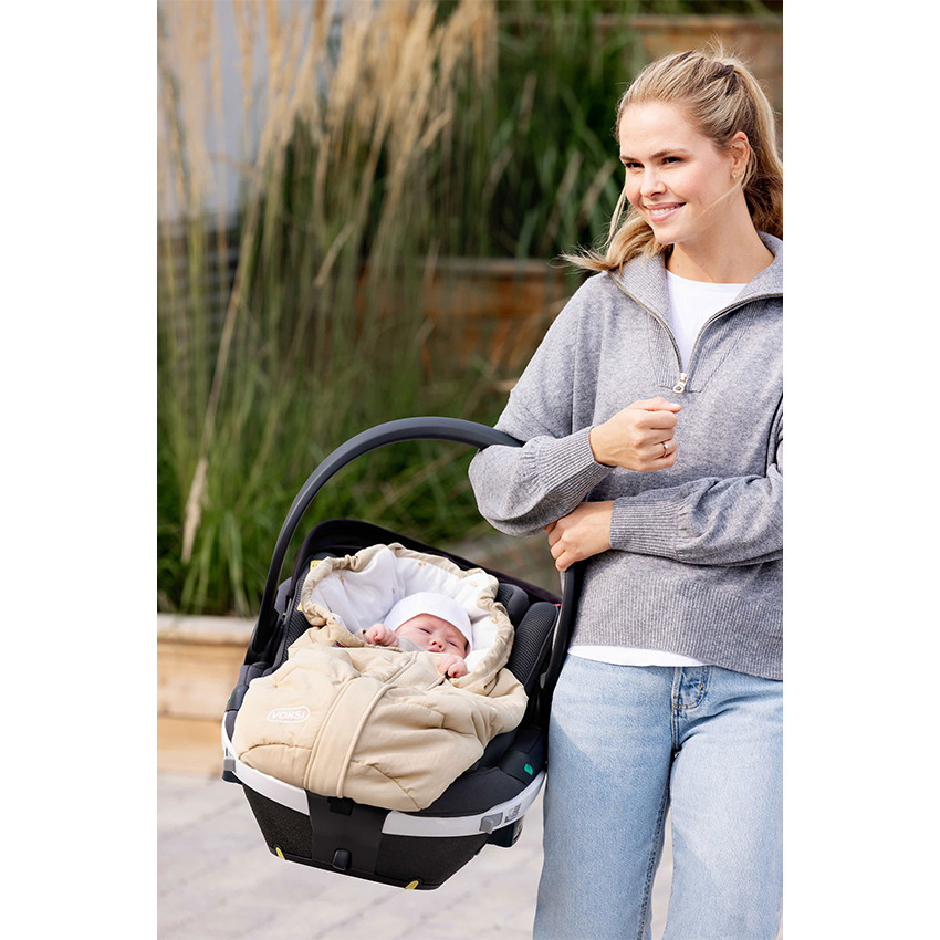 Silla de coche i-Size Bebé Go Beyond malla antracita 