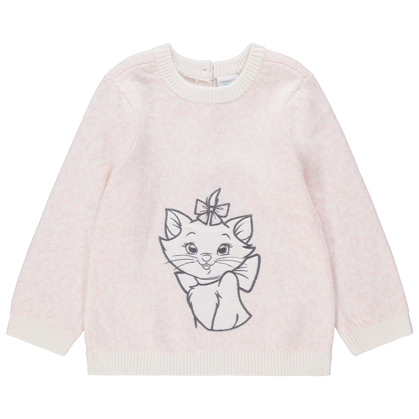 Jersey de punto con María de los Aristogatos bordada Disney  