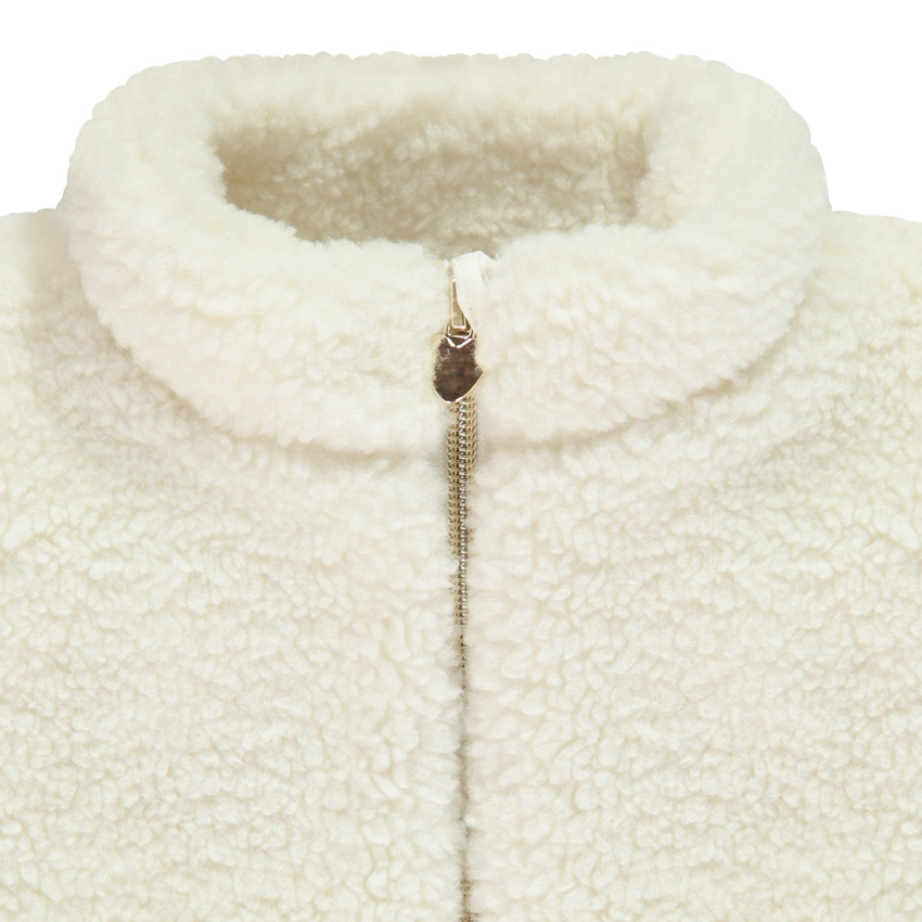 Chaleco sin mangas bicolor de sherpa y acolchado para niña  Additional Chaleco sin mangas bicolor de sherpa y acolchado para niña