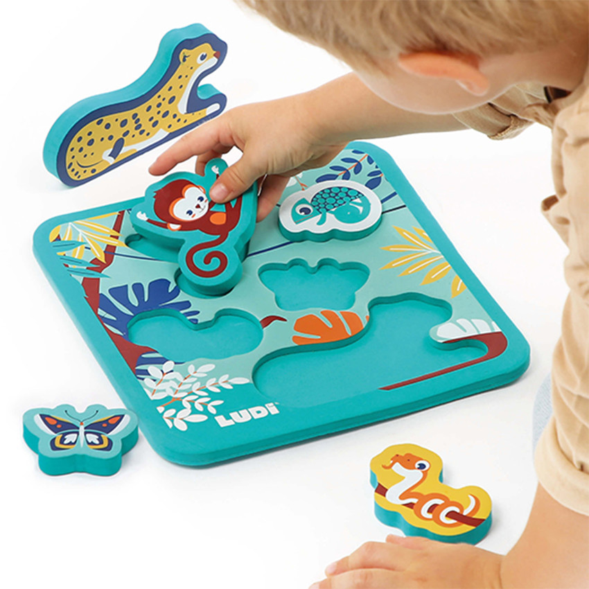 Puzzle en mousse waterproof Animaux de la jungle 