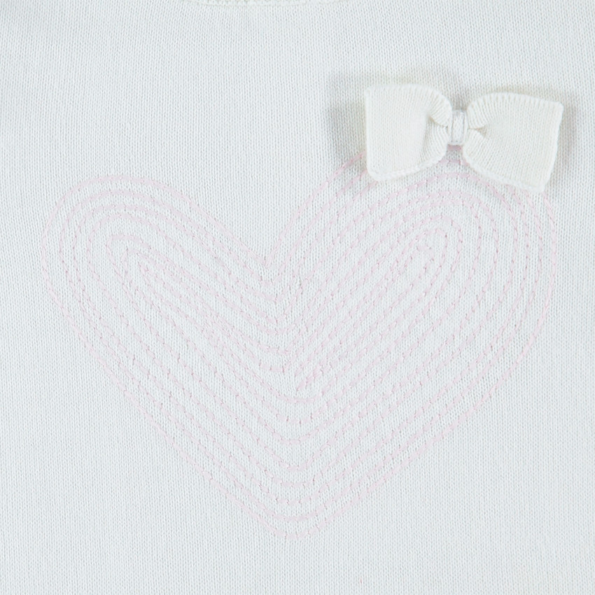 Jersey de punto con mangas con volantes y rayas que contrastan  Additional Jersey de punto con mangas con volantes y rayas que contrastan