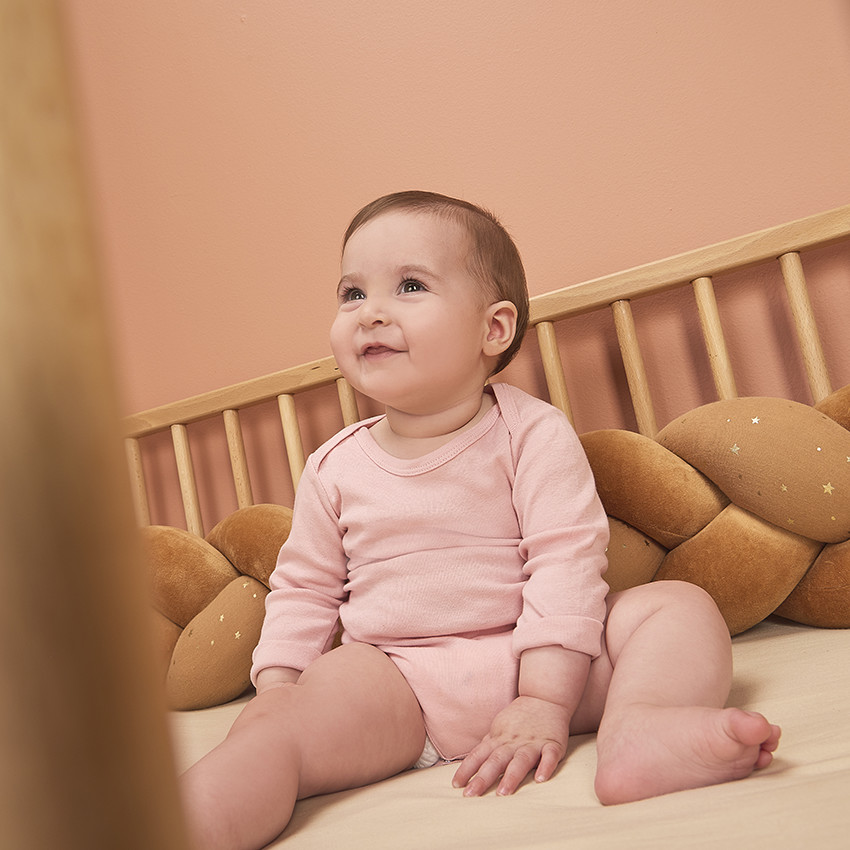Pack de 5 bodies de manga larga para bebé niña 