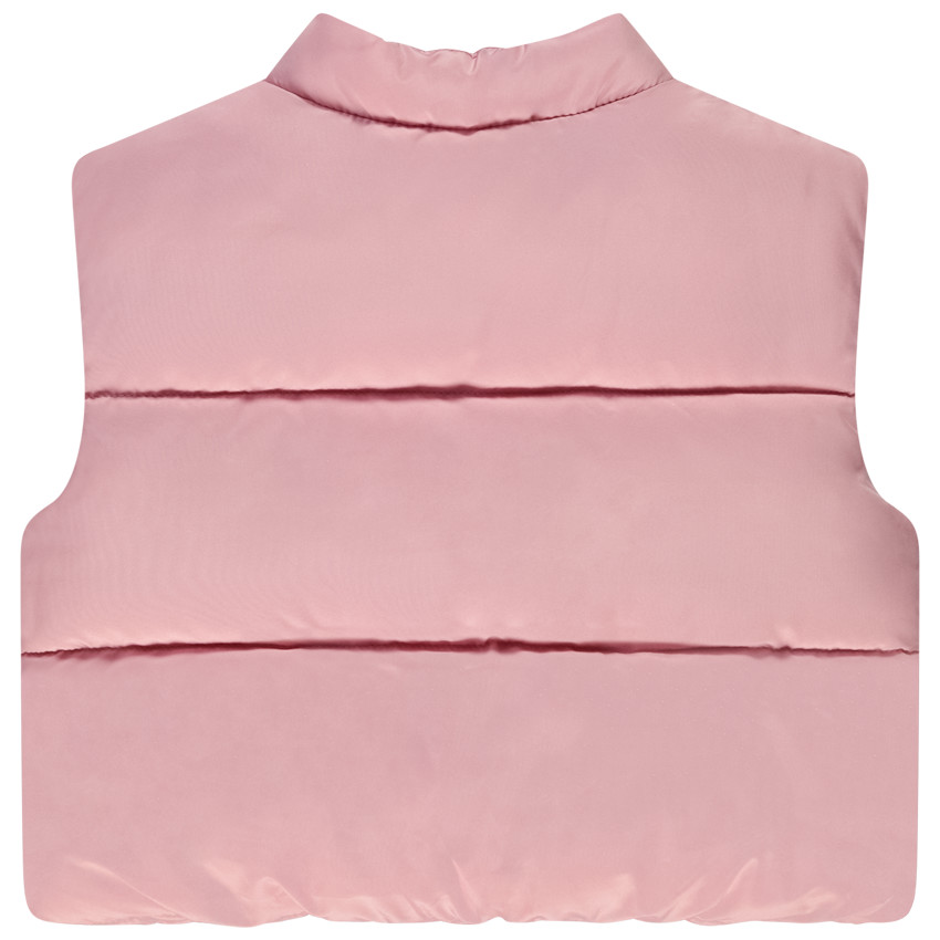 Chaleco acolchado efecto satinado para niña 