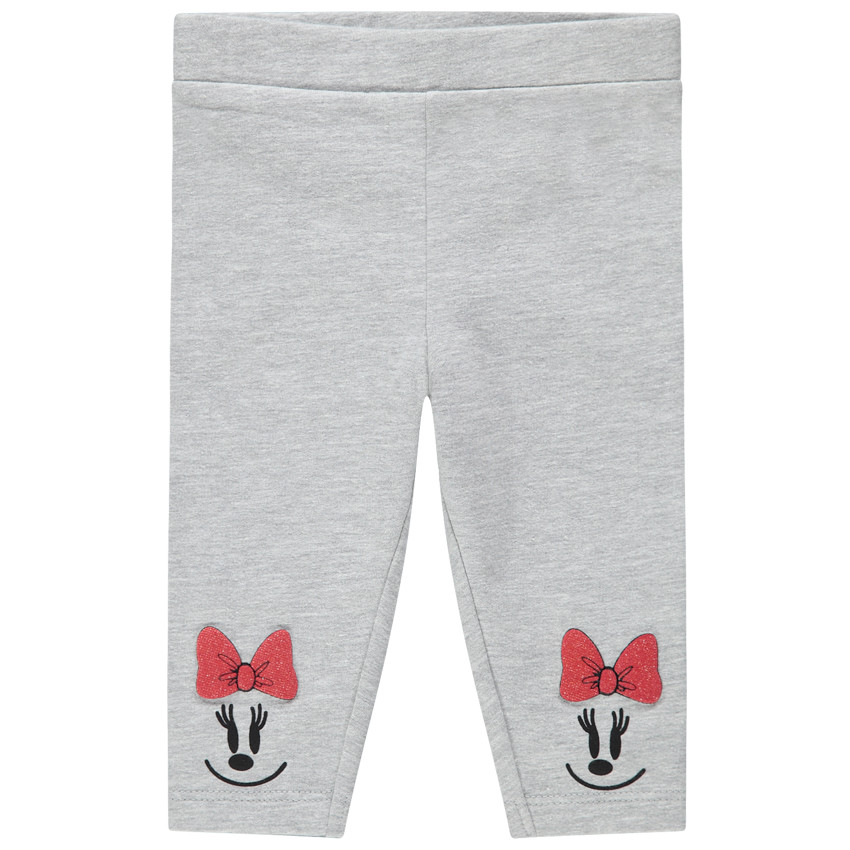 Leggings grises con estampado de Minnie Disney 