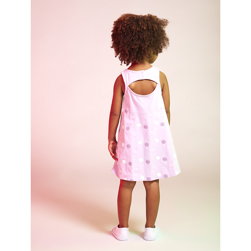 Robe en jersey print Minnie Disney et imprimé pois pour bébé fille 