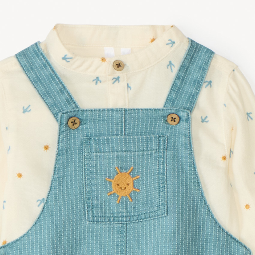 Conjunto de 2 piezas con pichy para bebé niño 