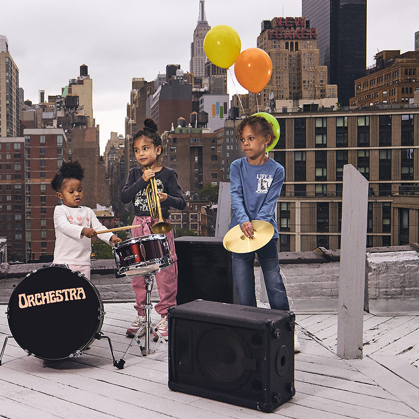 Camiseta de manga larga con estampado fantasía para bebé niña 