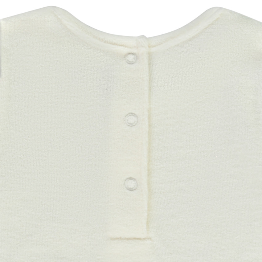 Pijama largo de 2 piezas de terciopelo para bebé niña 